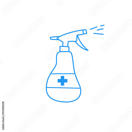 disinfectant spray bottle icon