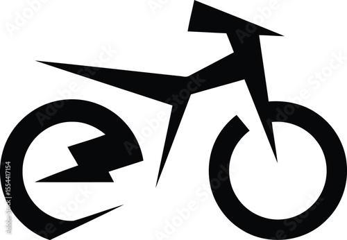 Electric motorcycle logo