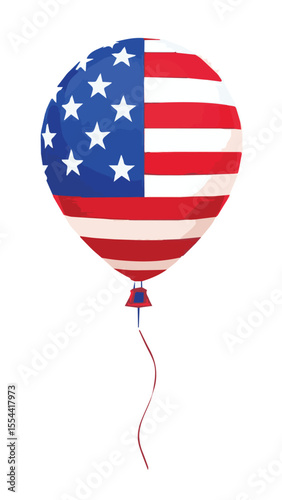 american flag balloon