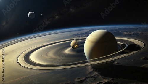 planet in space