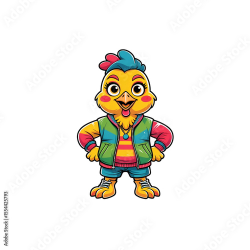 funny clown with a mask