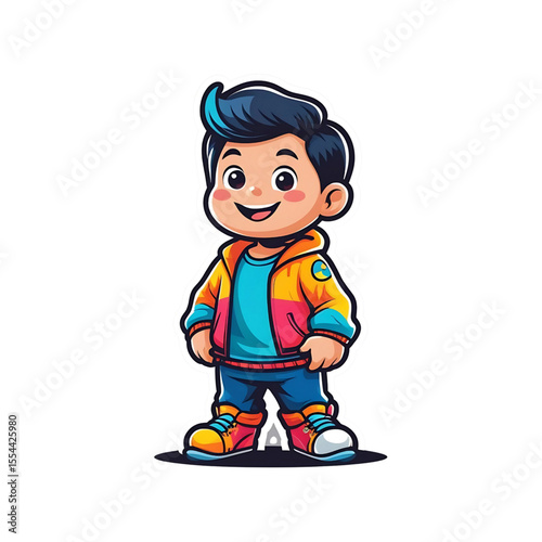 little boy with skateboard