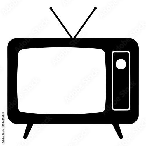 retro tv vector illustration