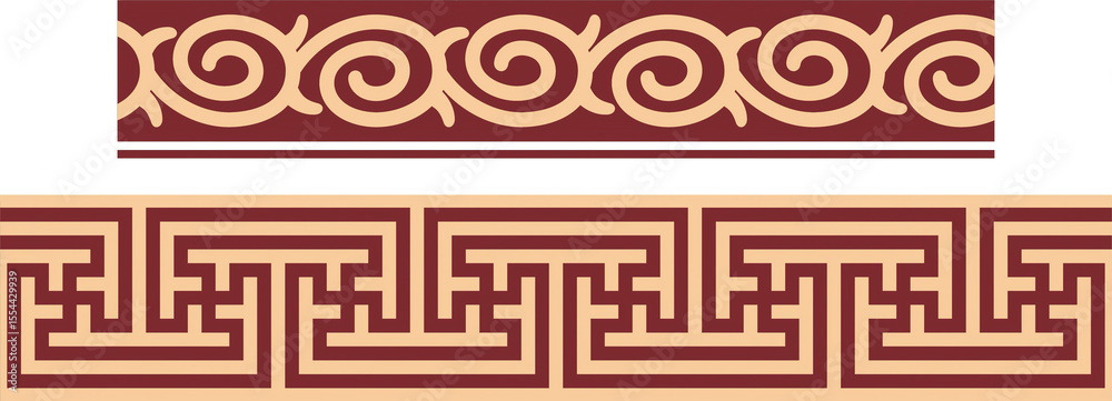 Suitable for traditional architectural decoration splicing patterns, classical crafts, design materials, geometric splicing, Chinese style