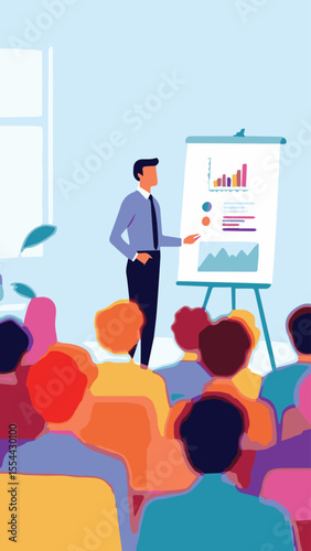 presentation of a business meeting