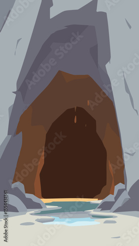 Cave Entrance Illustrations

