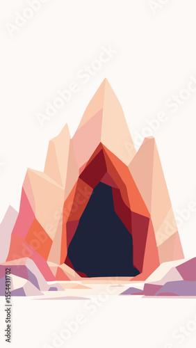 Cave Entrance Illustrations

