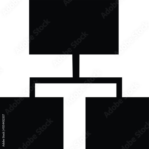 vector illustration of a computer icon