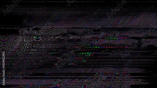 VHS Abstract Background. Glitch Lines Noise Overlay Texture