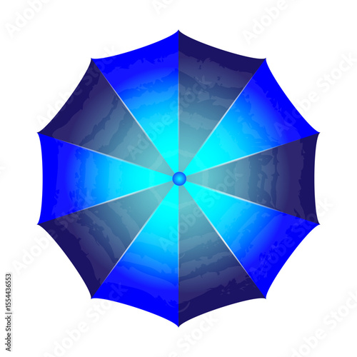 Creative illustration vector of umbrella with blue color is very suitable for summer posters, beach backgrounds, banners and others.