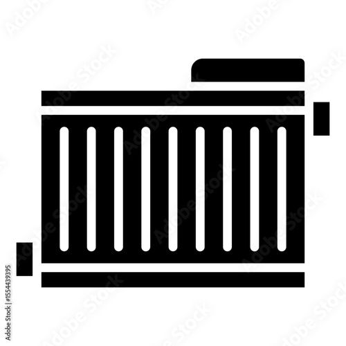 Radiator Glyph Icon