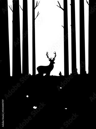 deer in the forest