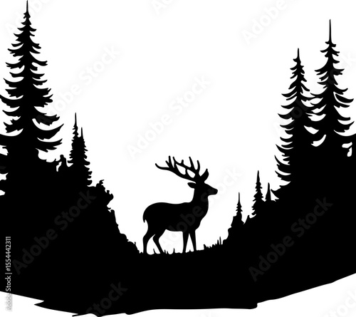 deer in the forest