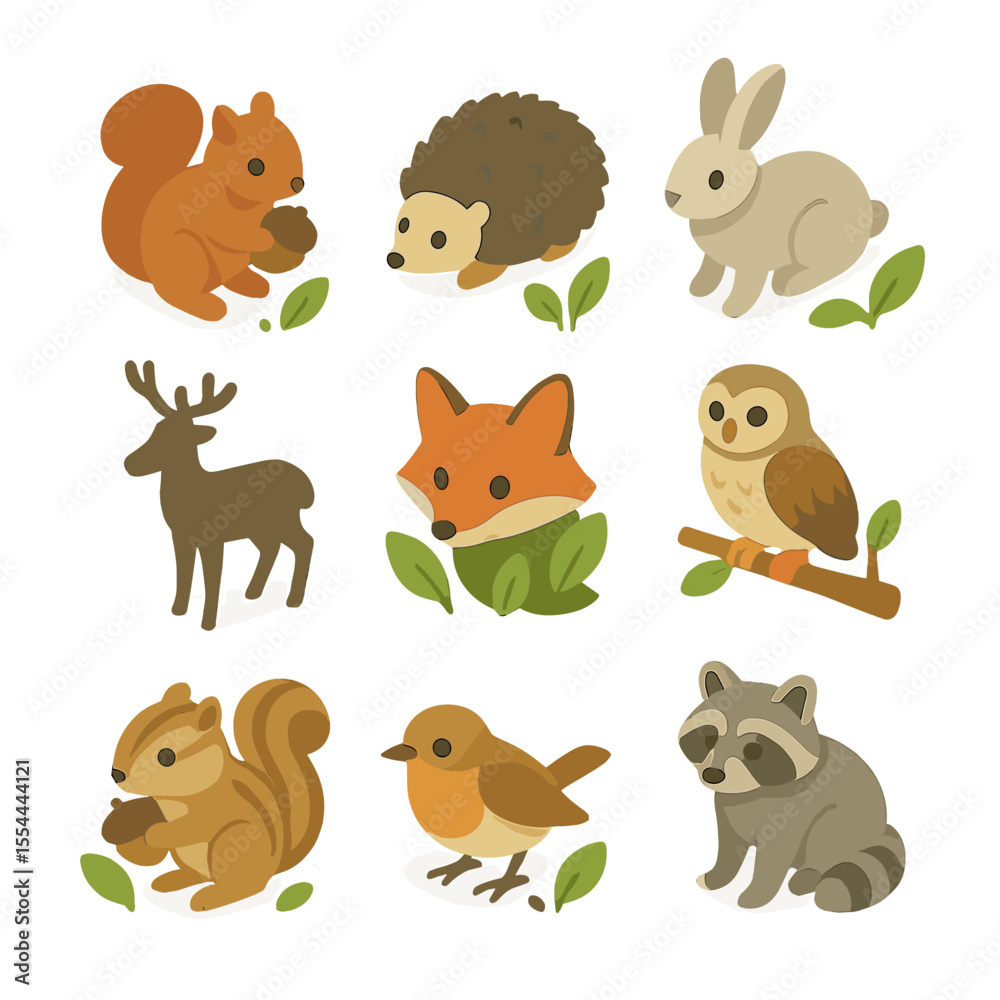 Naklejka premium set of animals