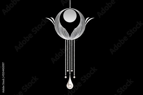 Moon Phase Motif Transitions Into Symbol of Emancipation Reflecting Personal Growth and Freedom