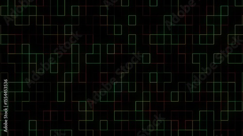 Computer data analysis motion graphics animation.