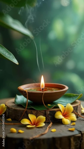 Experience the essence of Diwali with glowing candles, prayers, and festive joy