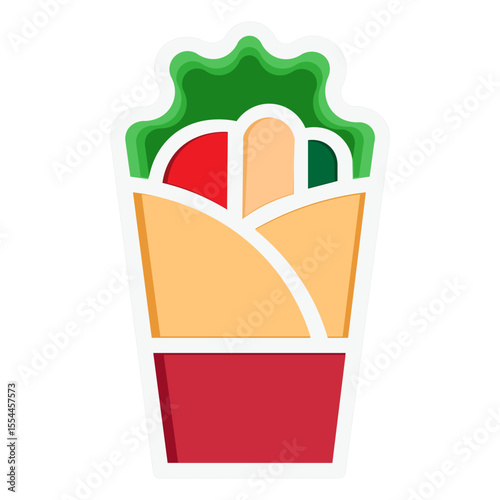 Burritos icon vector illustration