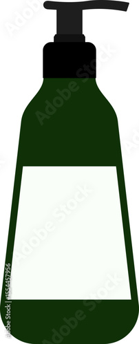 Illustration of Soap or Lotion Bottle with Pump