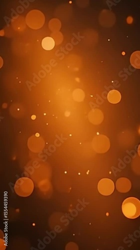 Glowing wood bokeh lights on warm background seamless loop abstract dreamy cinematic 4K ultra high resolution

