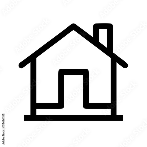 House icon representing home or mortgage concept
