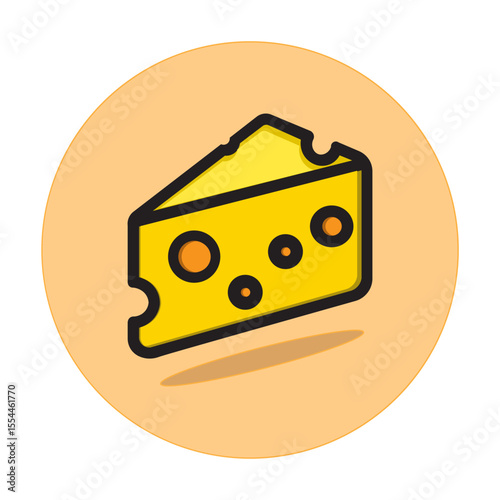 cheese icon vector illustration
