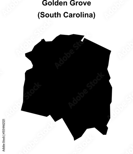 Golden Grove (South Carolina) blank outline map