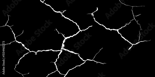 Generate an image depicting a high-contrast texture of a surface with luminous, branching cracks against a deep, dark, or black background. The cracks should appear to glow or be brightly highlighted.