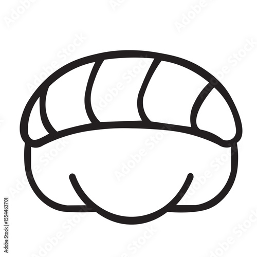 vector illustration Icon of a sushi