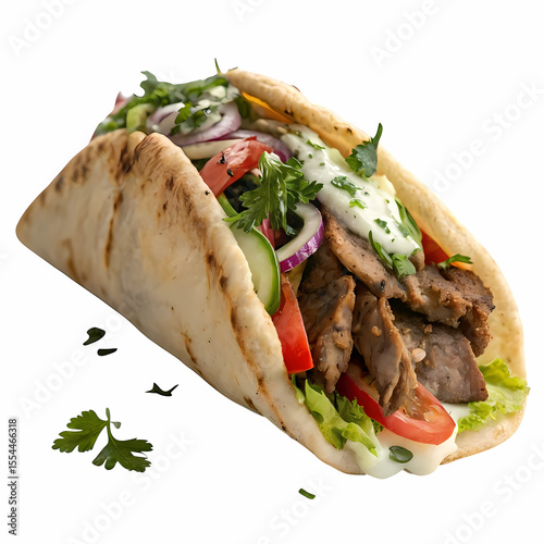 Delicious Gyro: Greek Cuisine Photography