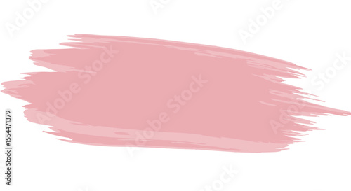 Pink brush stroke art vector illustration for modern minimalist design