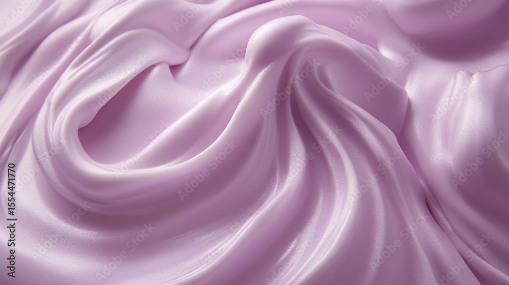Fototapeta premium Elegantly Flowing Lilac Satin Waves with a Soft Silk Texture Background for Sophisticated Designs