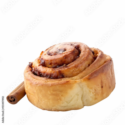 Delicious Cinnamon Roll: Bakery Pastry, Sweet Treat, Baked Goods