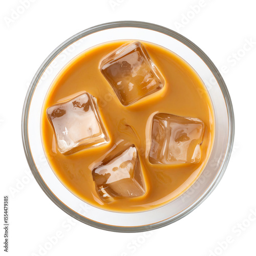 Wallpaper Mural Chilled coffee with ice cubes in a glass. Torontodigital.ca