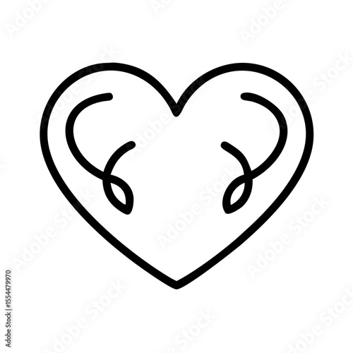favorite love red heart icon design