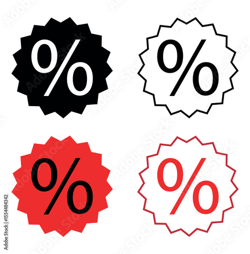 set of percent discount