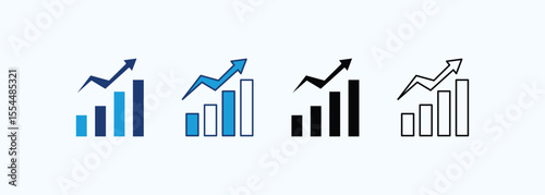 Energy Consumption Icon Set Multiple Style Collection