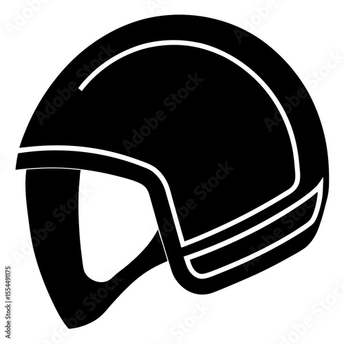 vector illustration of a helmet