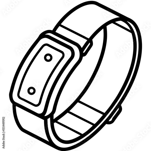 Fitness tracker vector