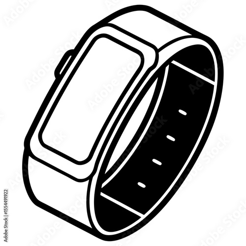 Fitness tracker vector