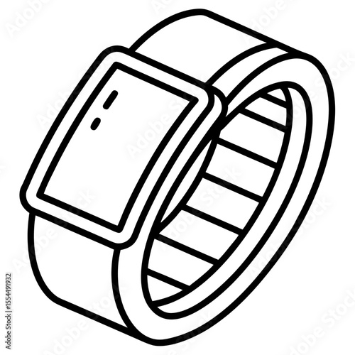 Fitness tracker vector
