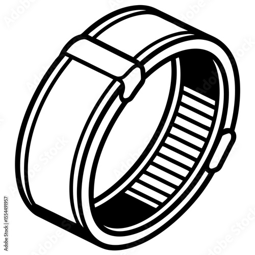 Fitness tracker vector