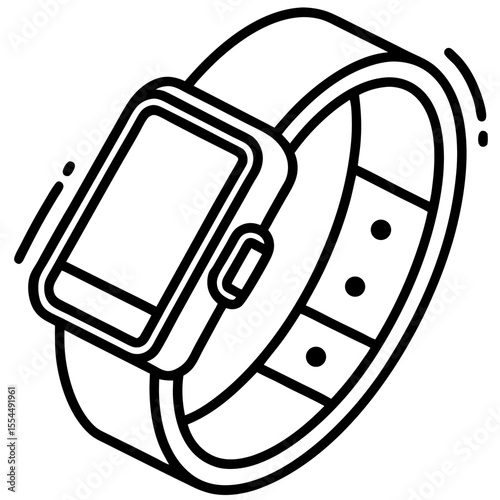 Fitness tracker vector