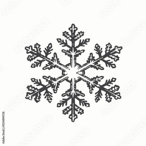 3D illustration of ice form a transparent snowflake decoration icon vector for web and mobile app