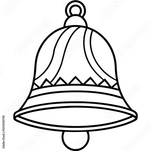 Jhumka line art vector