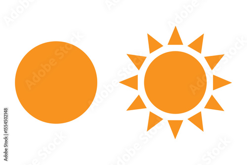 Sun icon. Sun Summer Illustration