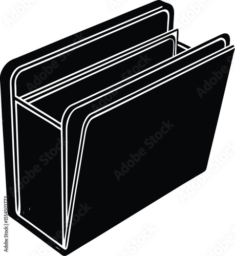Silhouette of a Folder