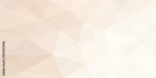 Minimal light beige polygon abstract geometric background texture

