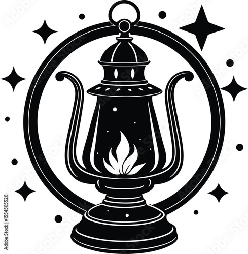Silhouette of a Magic Lantern