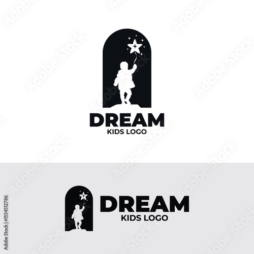 Kids dreams logo design inspiration